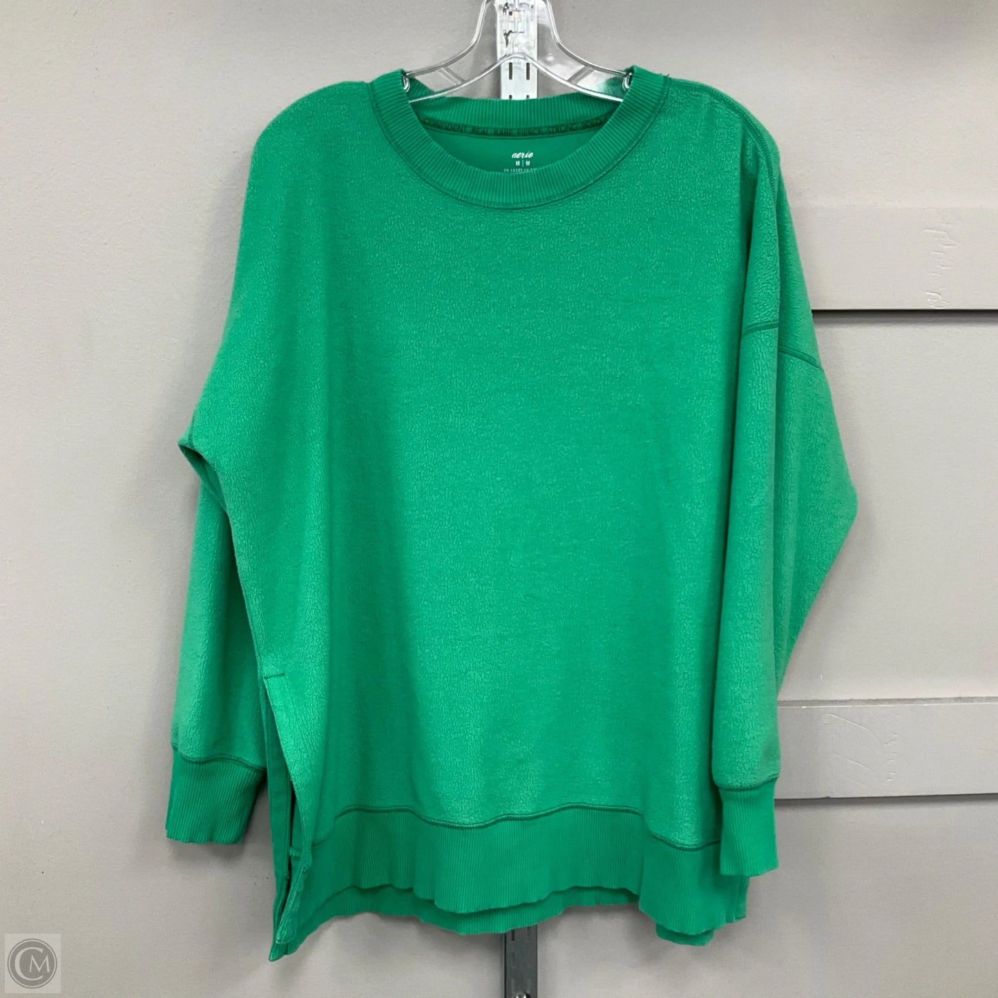 Sweatshirt Crewneck By Aerie In Green, Size: M