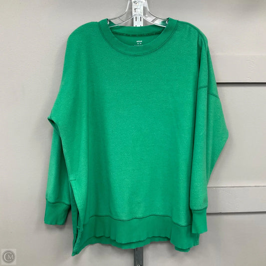 Sweatshirt Crewneck By Aerie In Green, Size: M