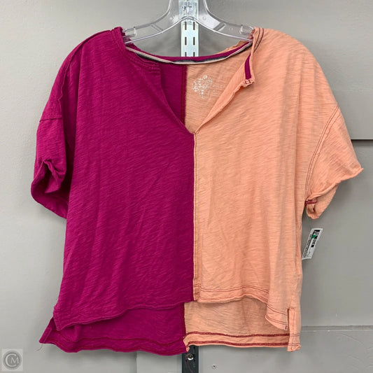 Top Short Sleeve By Pilcro In Multi-colored, Size: Xs