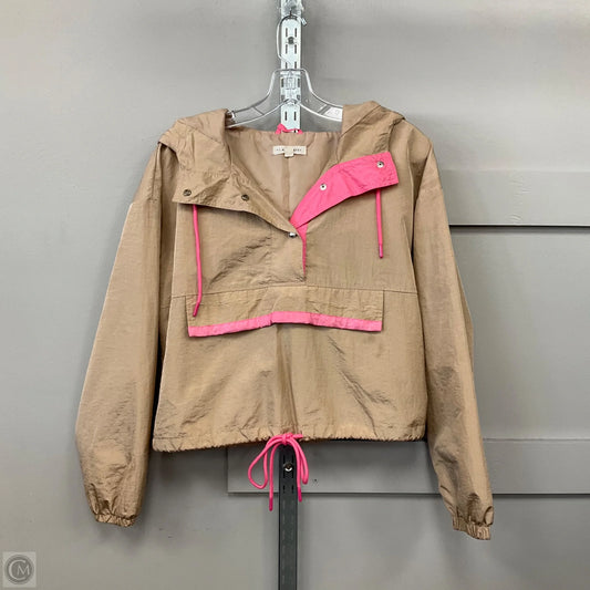 Jacket Windbreaker By La Hearts In Brown, Size: Xs