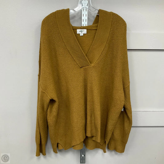 Sweater Hoodie By Aerie In Brown, Size: L