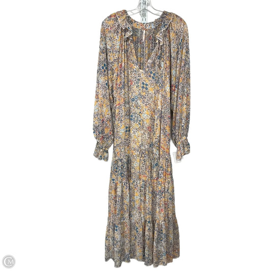 Dress Casual Maxi By Free People In Floral Print, Size: Xl