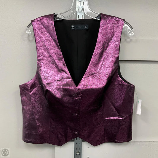 Vest Other By New York And Co In Purple, Size: 12
