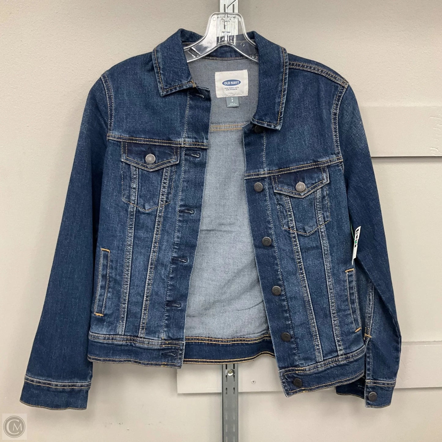 Jacket Denim By Old Navy In Blue Denim, Size: S