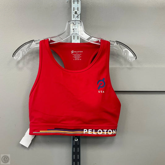 Athletic Bra By Peloton In Red, Size: M