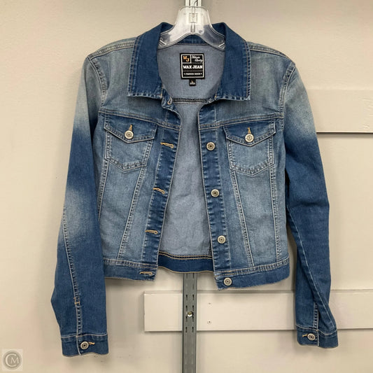 Jacket Denim By Wax Jean In Blue Denim, Size: L