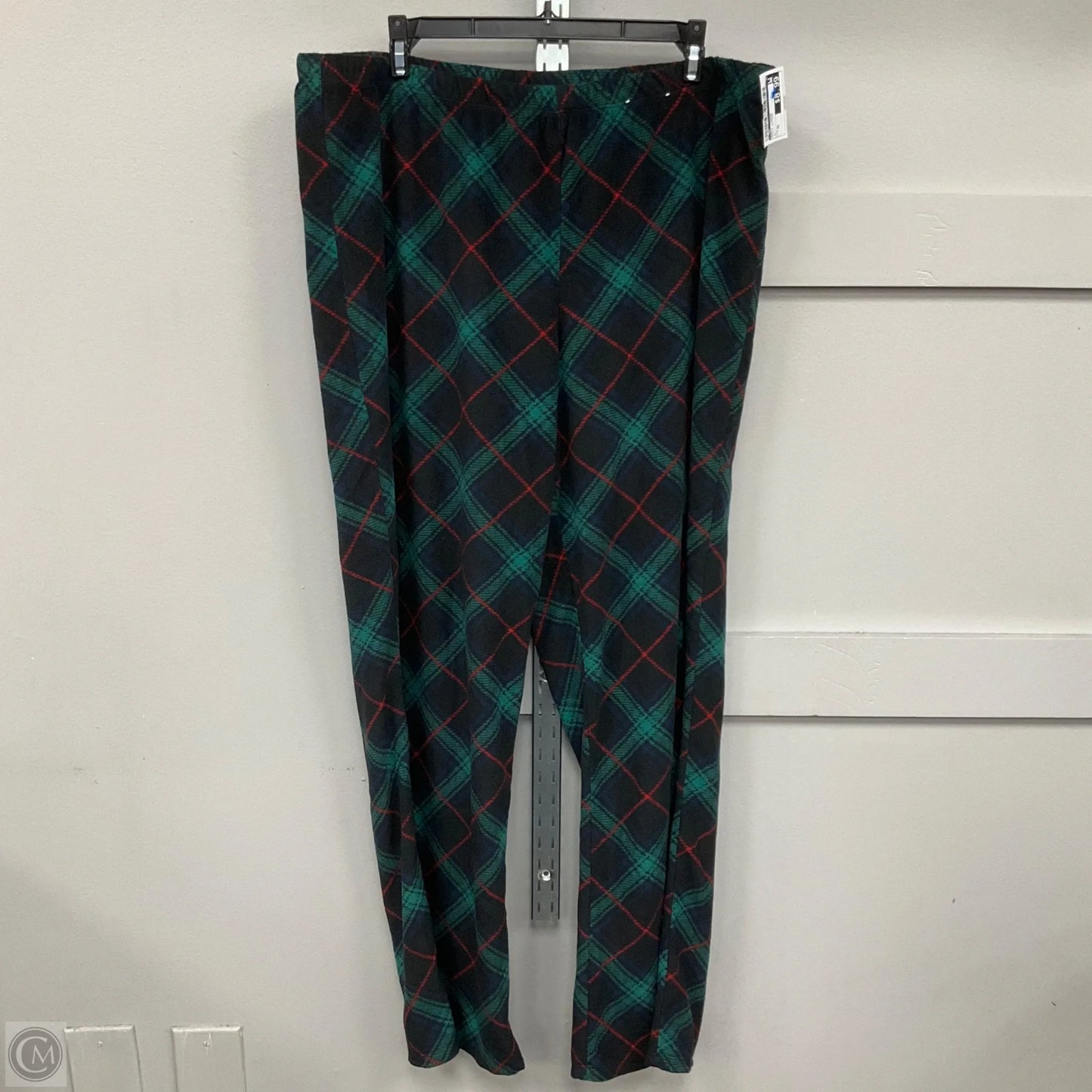 Pajama Pants In Plaid Pattern, Size: Xl