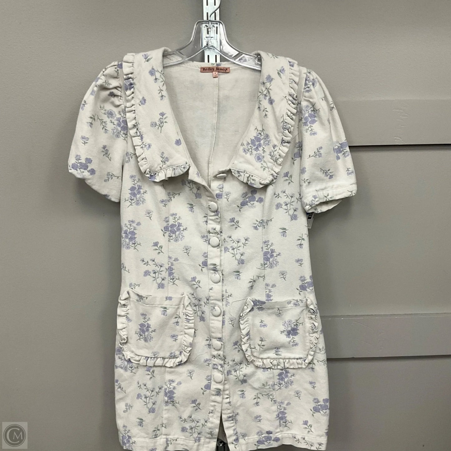 Dress Casual Midi By Bailey Rose In White, Size: M