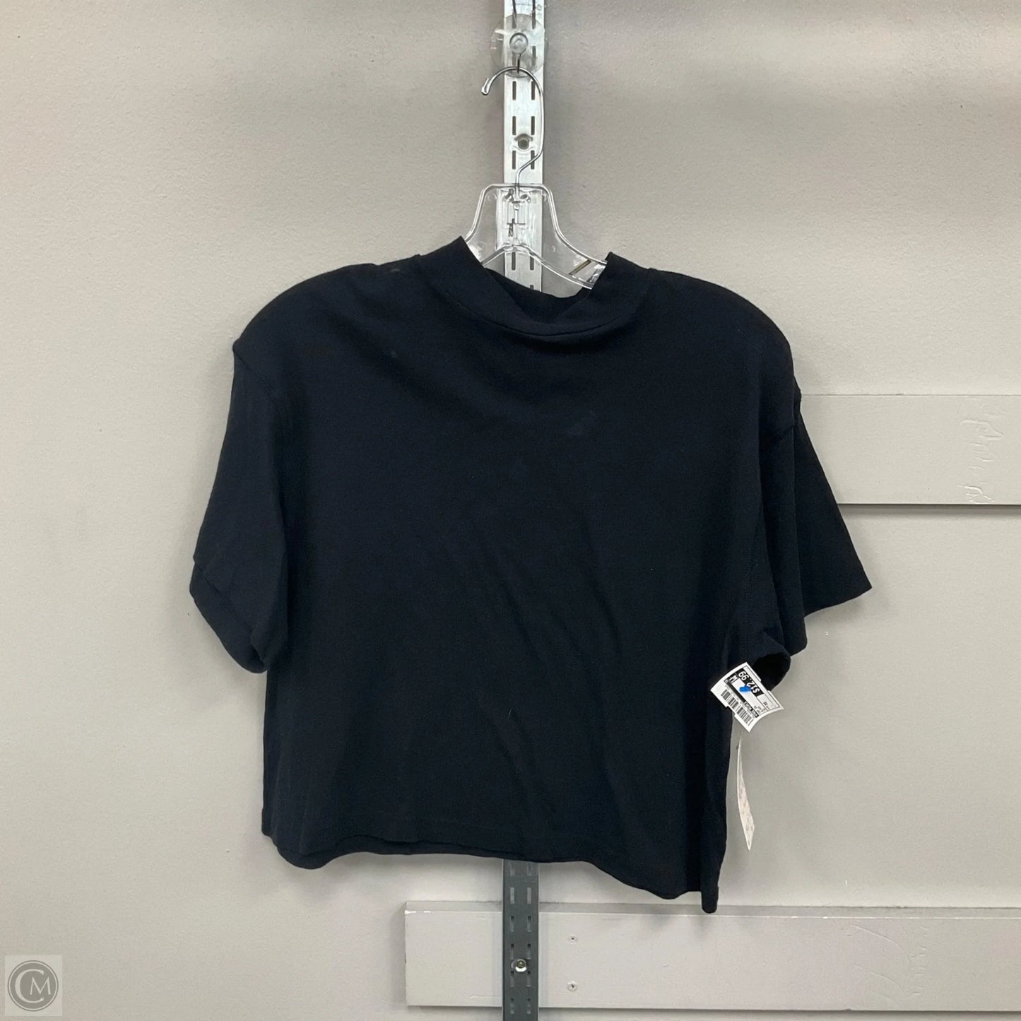 Top Short Sleeve By Free People In Black, Size: Xs