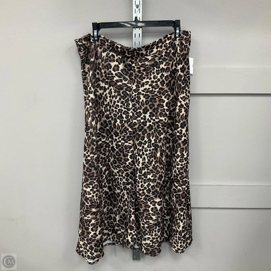 Skirt Midi By Arula In Animal Print, Size: Osfm