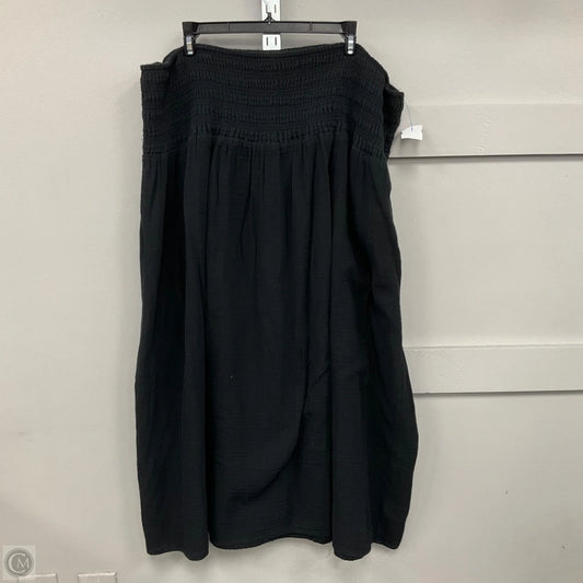 Skirt Maxi By Old Navy In Black, Size: Xxl