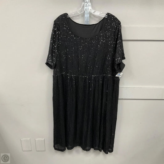 Dress Party Midi By Cmf In Black, Size: 4x