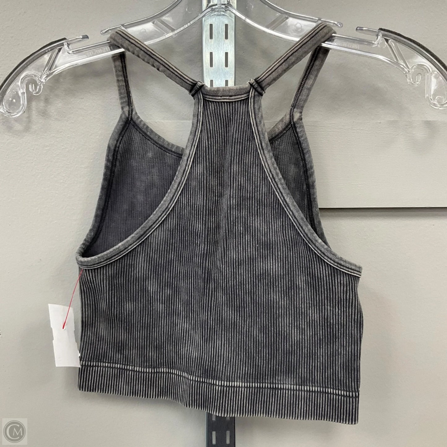 Athletic Bra By Zenana In Grey, Size: S