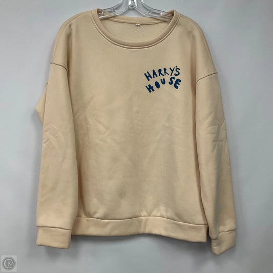 Sweatshirt Crewneck In Yellow, Size: Xl