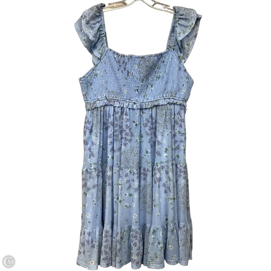 Dress Casual Midi By Arula In Blue, Size: 1x