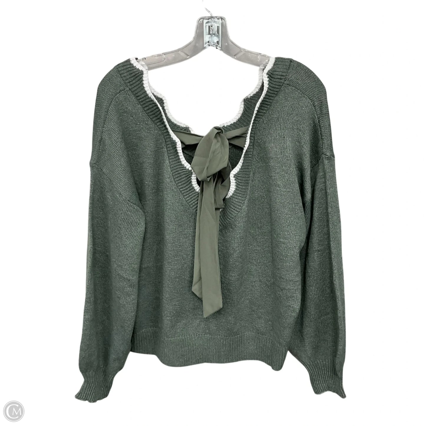 Sweater By Shein In Green, Size: Xl