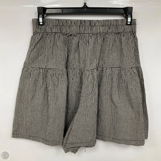 Skort By Zara In Plaid Pattern, Size: M