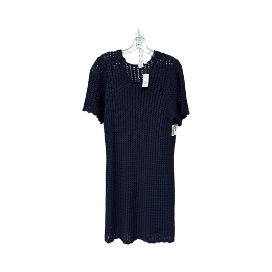 Dress Casual Midi By Gap In Blue, Size: L