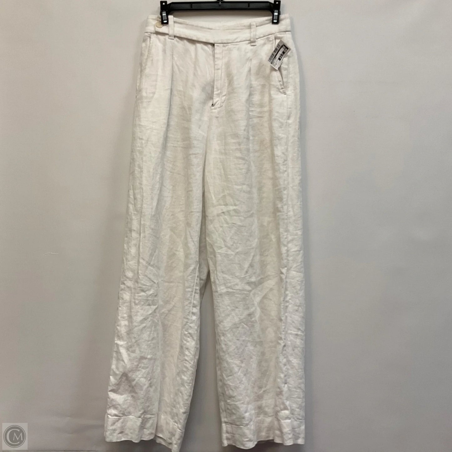 Pants Linen By Madewell In White, Size: 0