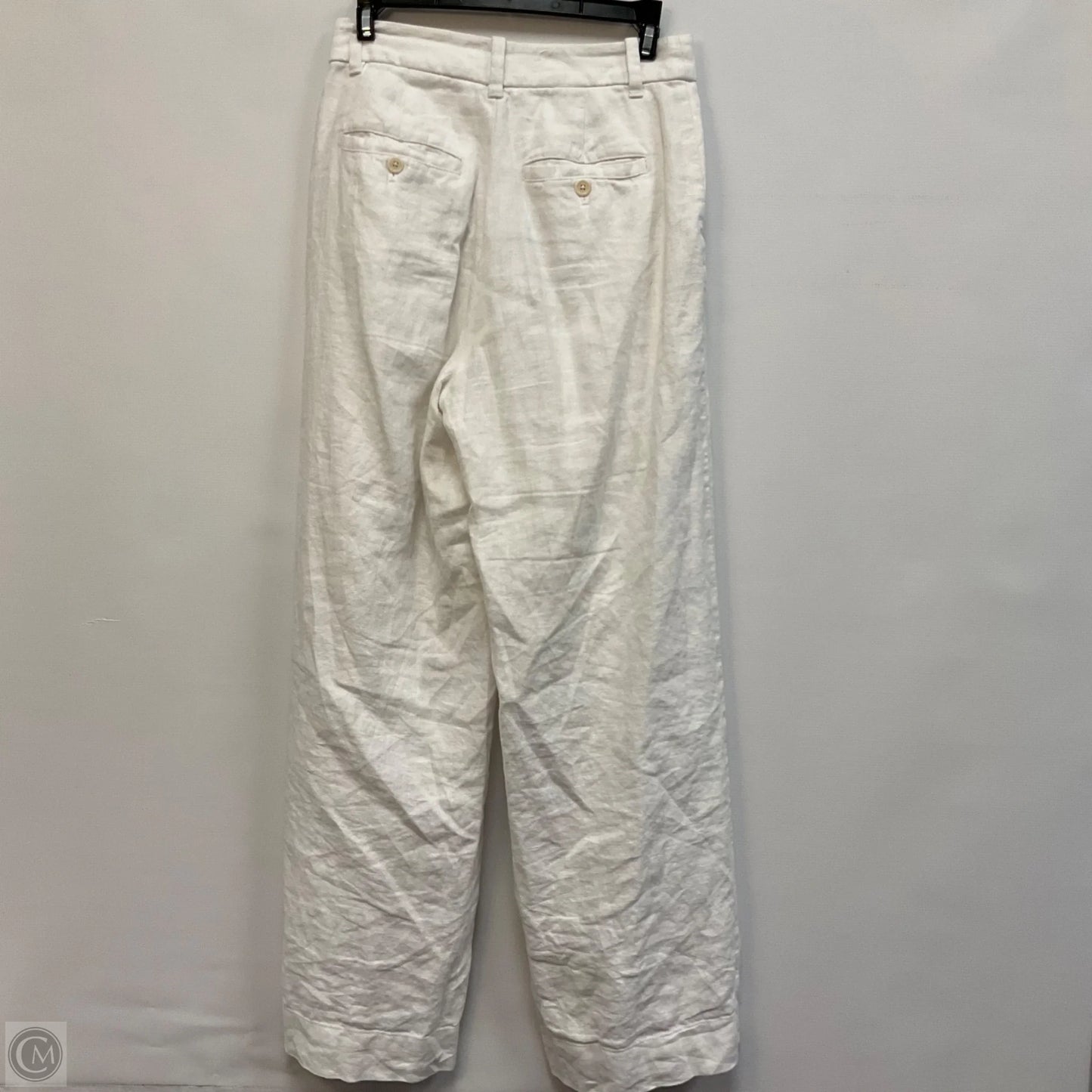 Pants Linen By Madewell In White, Size: 0