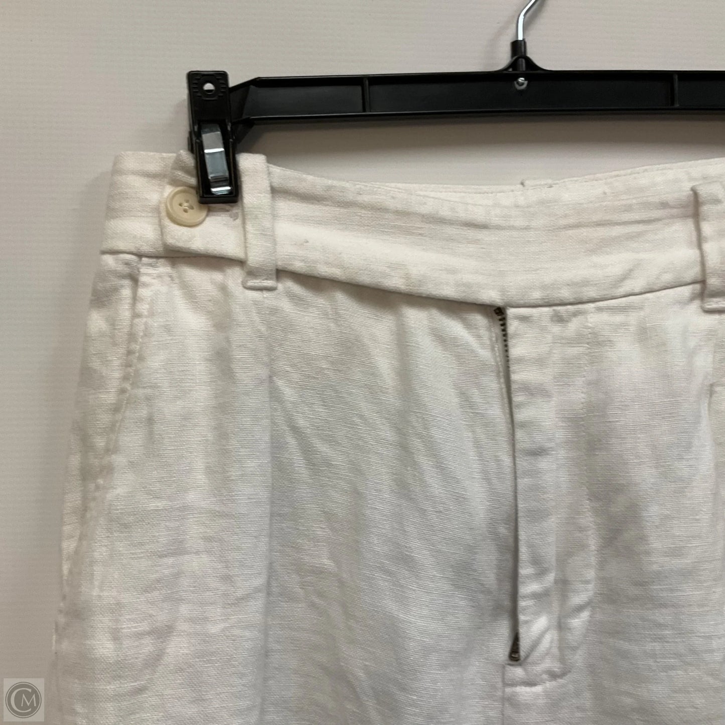 Pants Linen By Madewell In White, Size: 0