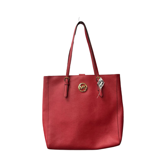 Handbag Designer By Michael Kors in Red, Size: Large