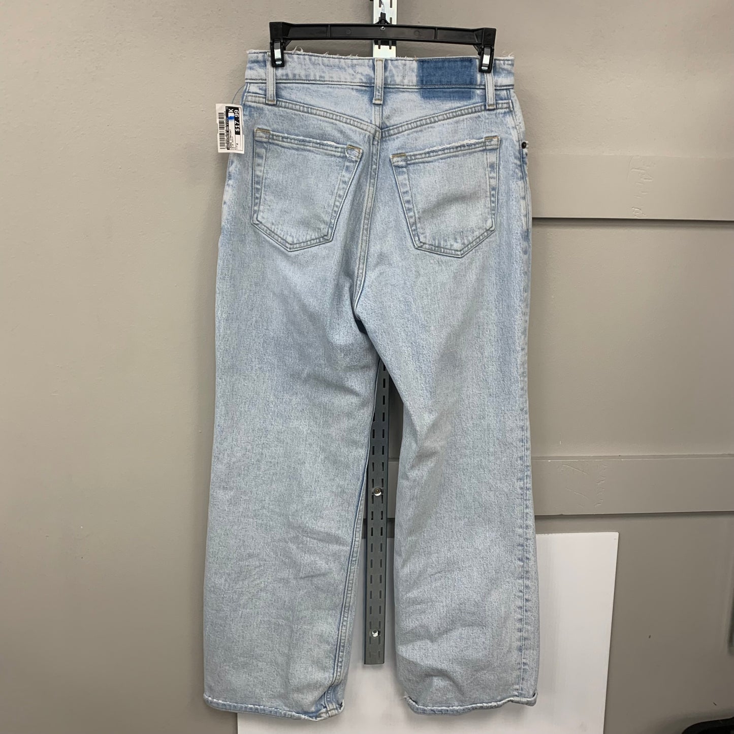 Jeans Straight By Abercrombie And Fitch In Blue Denim, Size: 0