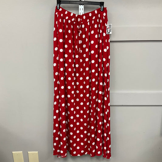 Skirt Maxi By Clothes Mentor In Polkadot Pattern, Size: M