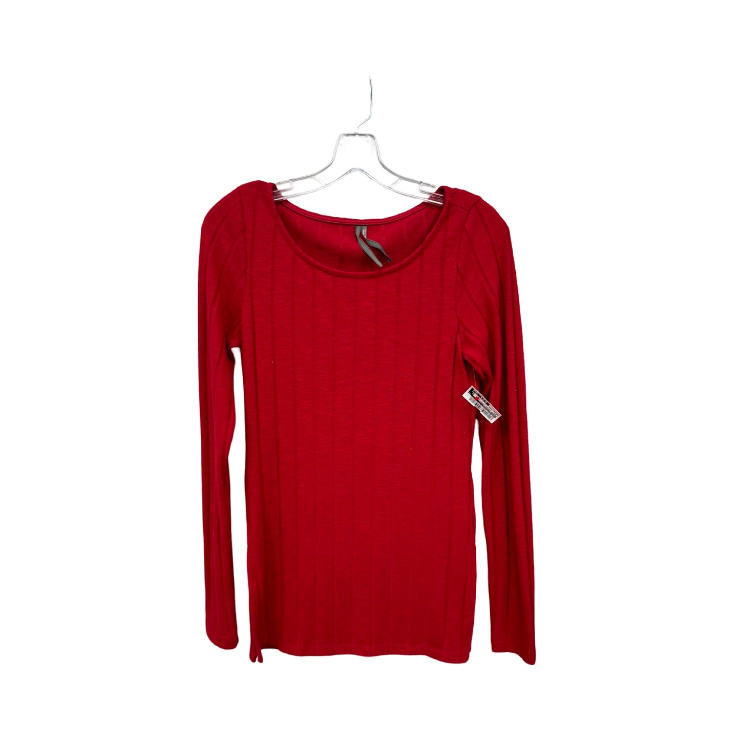 Top Long Sleeve By Anthropologie In Red, Size: S