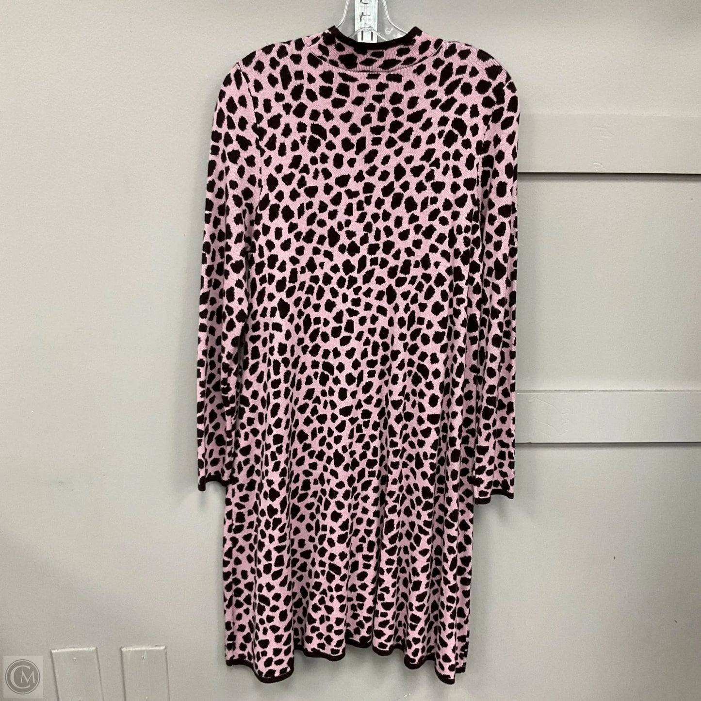 Dress Sweater By Ann Taylor In Animal Print, Size: L