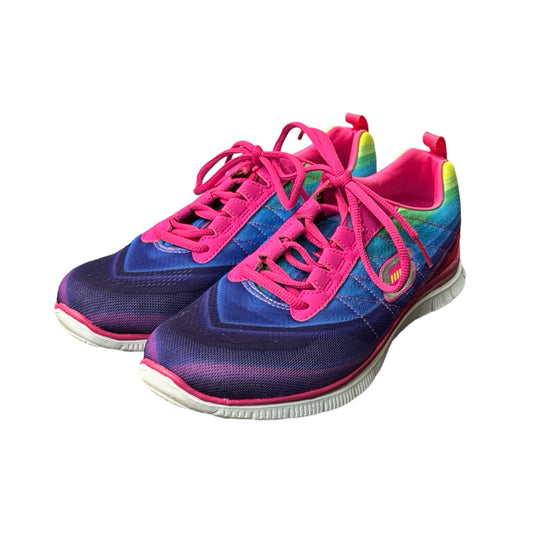 Multi-colored Shoes Athletic Skechers, Size 9