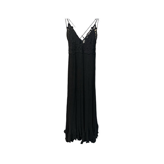 Dress Casual Maxi By Clothes Mentor In Black, Size: S