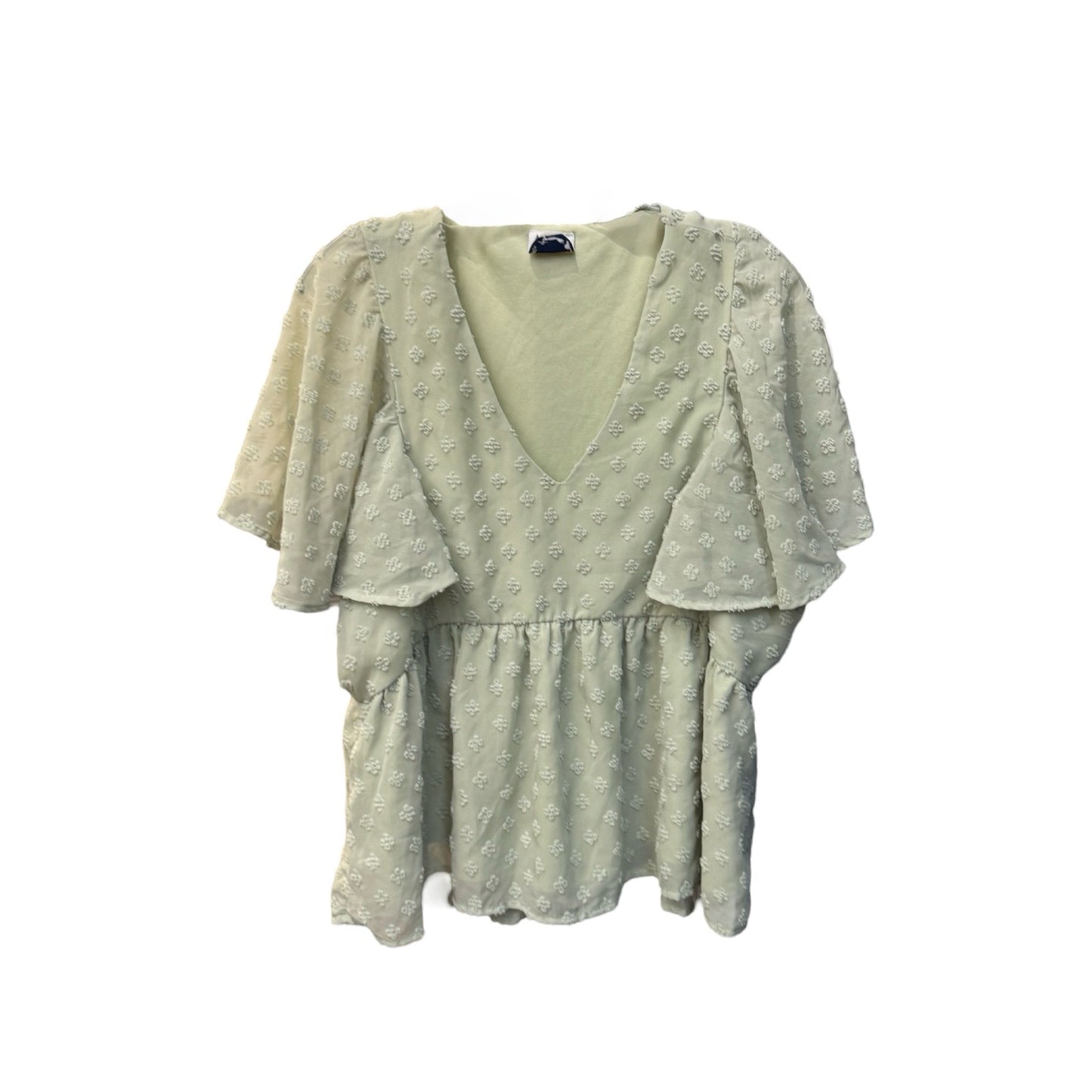 Top Short Sleeve By Arula In Green, Size: S