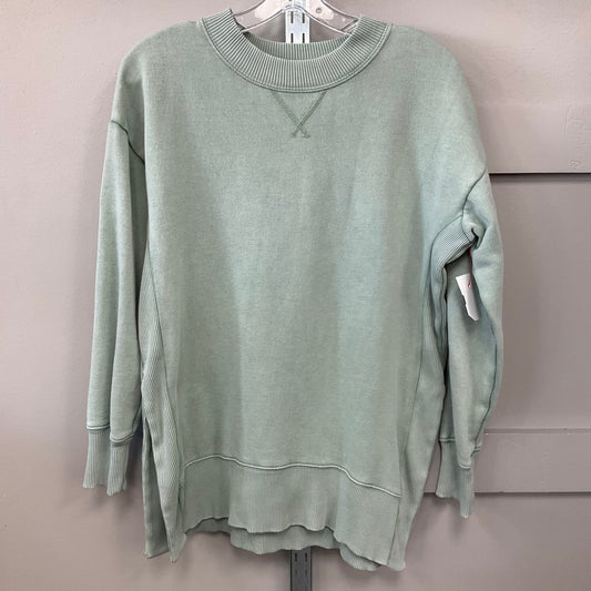 Sweatshirt Crewneck By Aerie In Green, Size: Xs