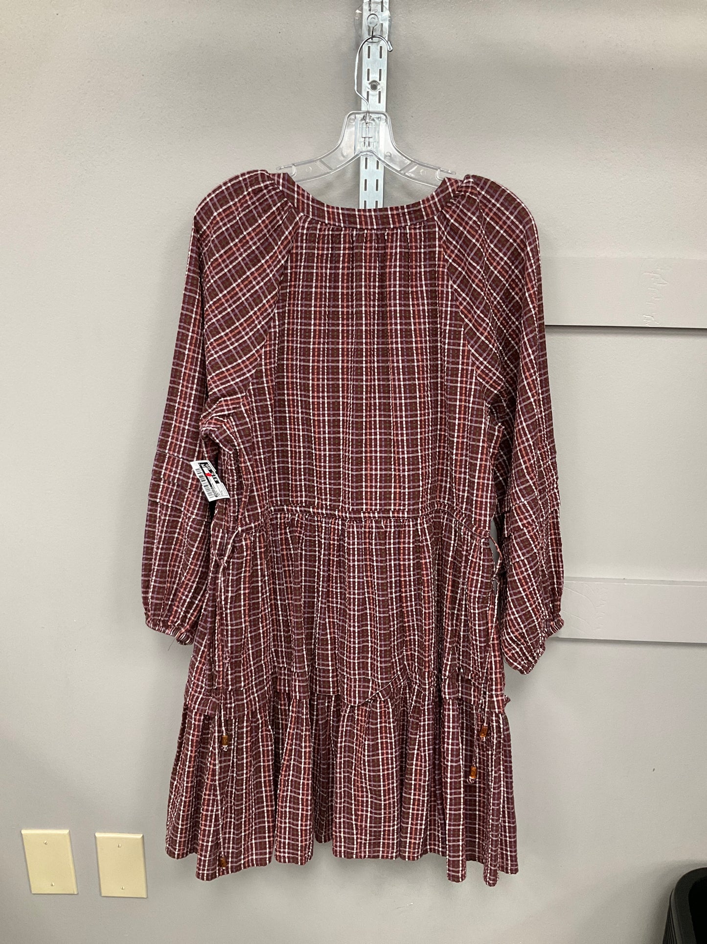 Dress Casual Midi By Madewell In Red, Size: L