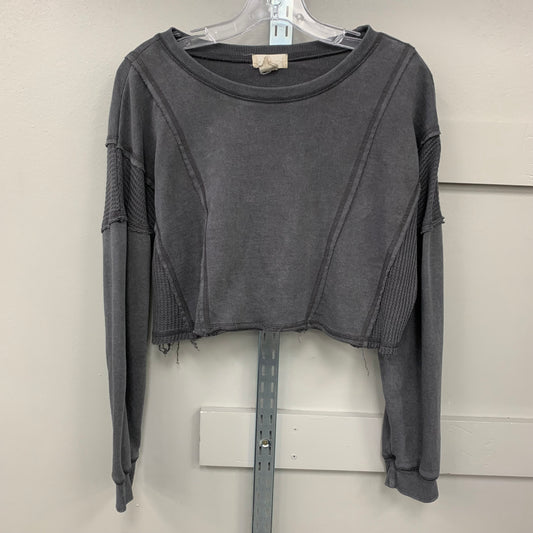 Top Long Sleeve By Altard State In Grey, Size: M