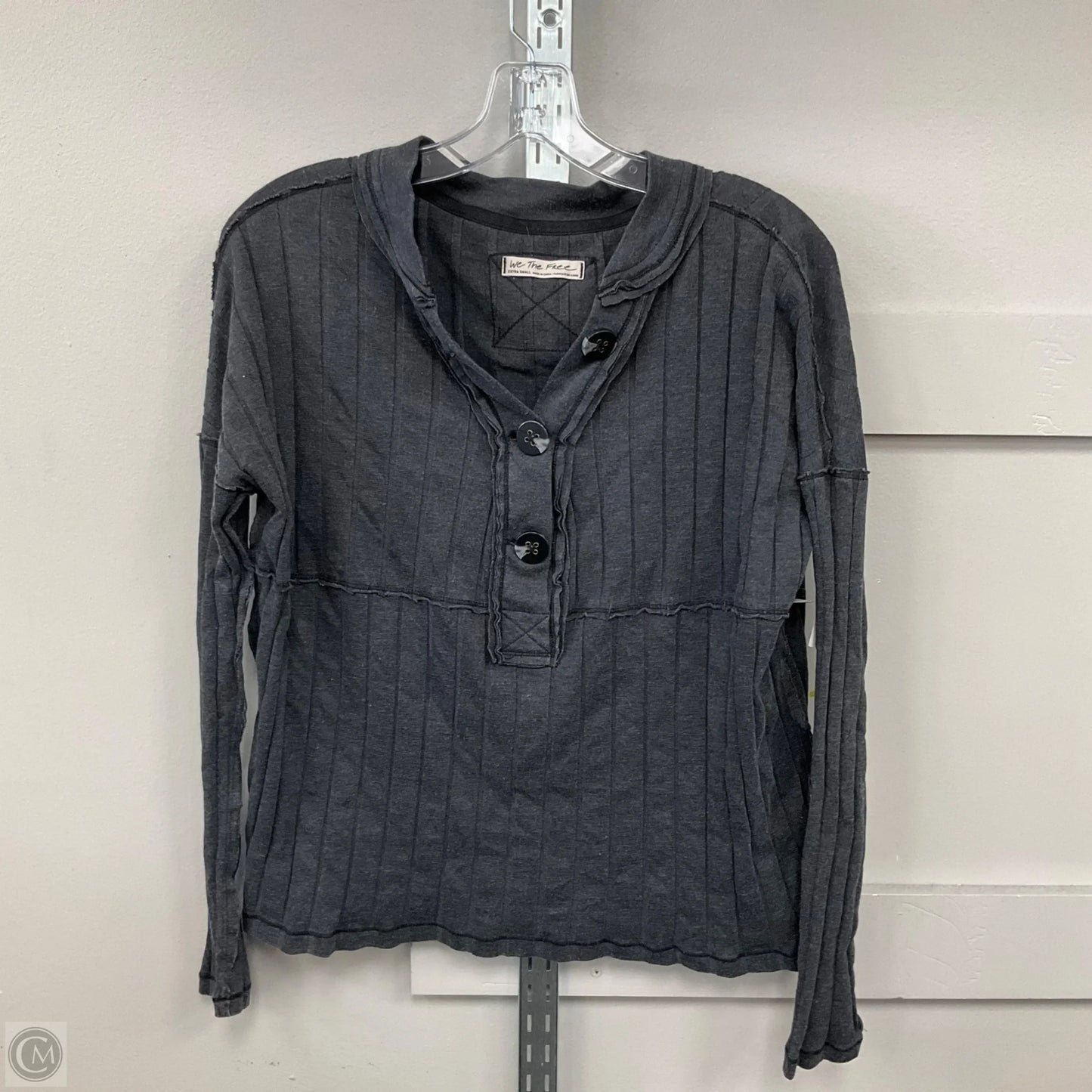 Top Long Sleeve By We The Free In Black, Size: Xs