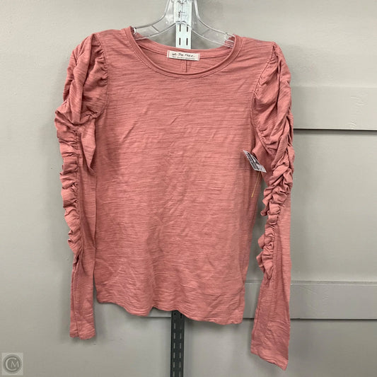 Top Long Sleeve By We The Free In Pink, Size: S