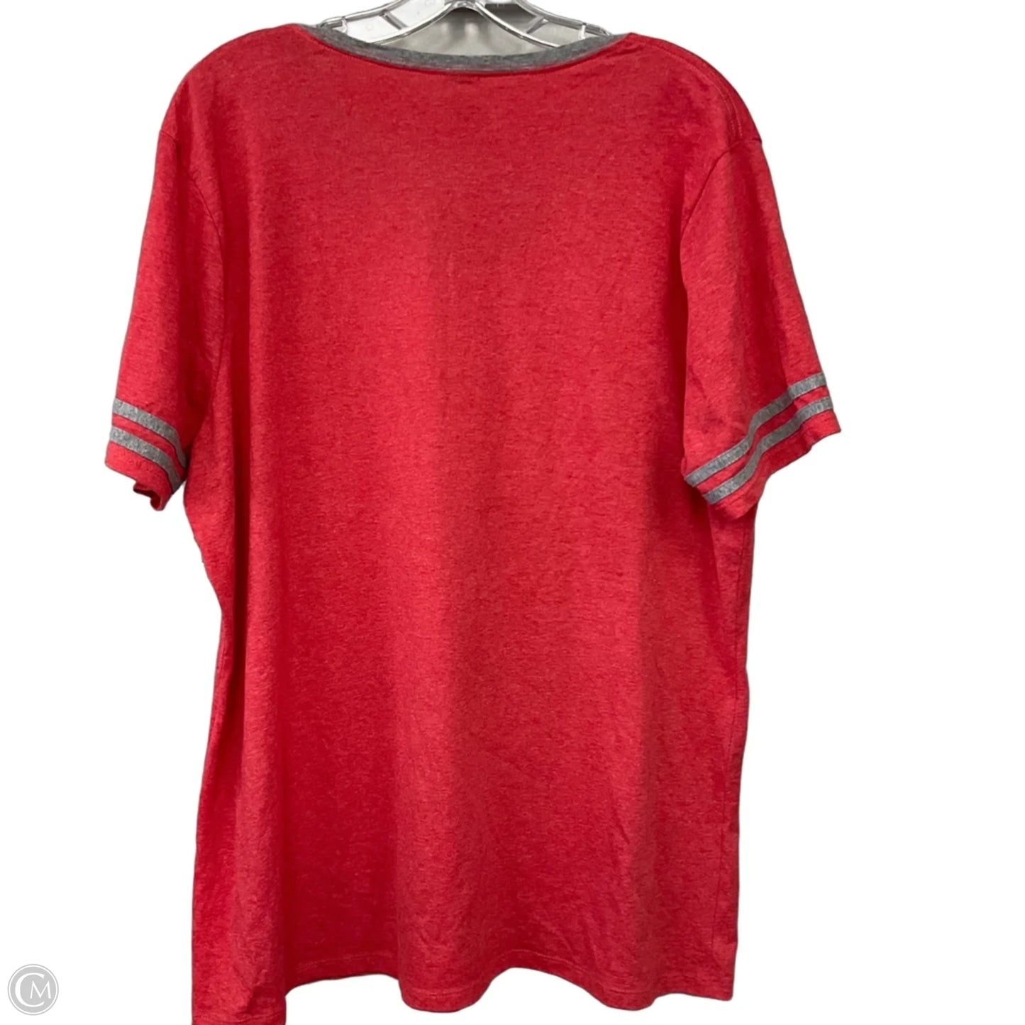 Top Short Sleeve By Clothes Mentor In Red, Size: 2X