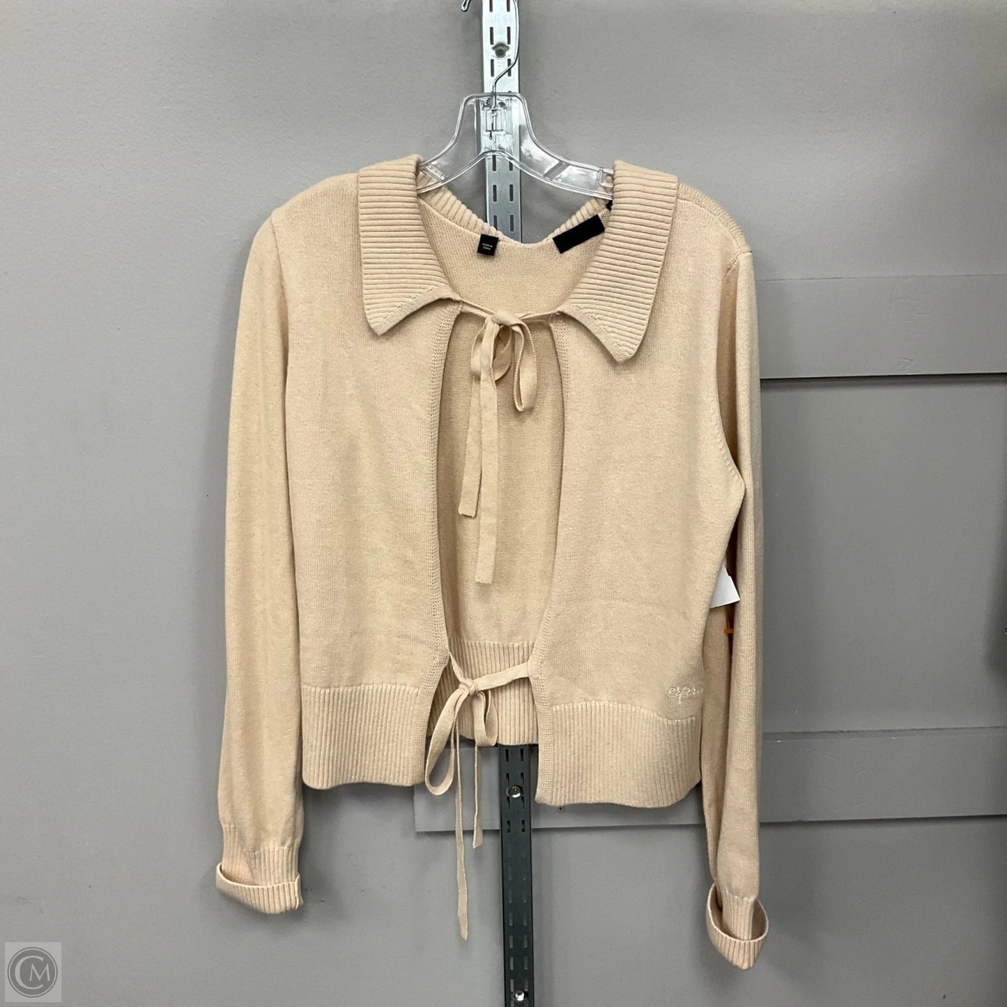 Cardigan By Esprit In Tan, Size: L