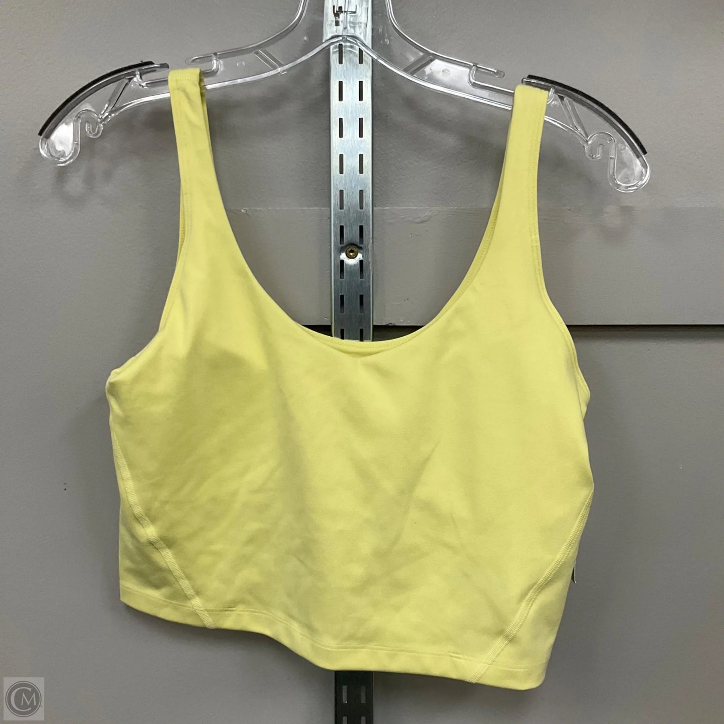 Athletic Tank Top By Clothes Mentor In Yellow, Size: L