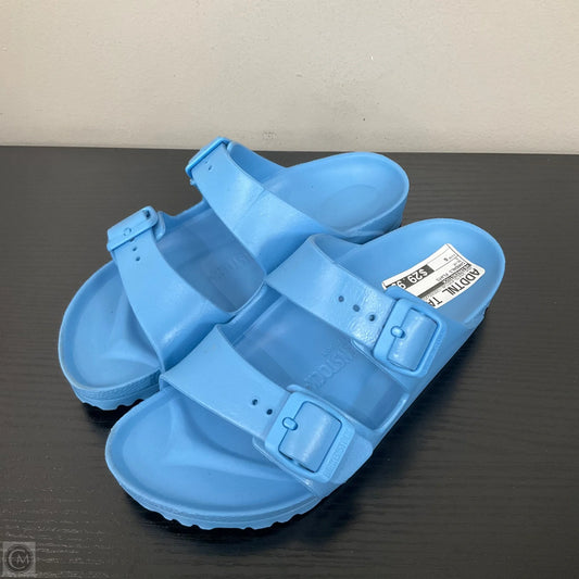 Sandals Flats By Birkenstock In Blue, Size: 6