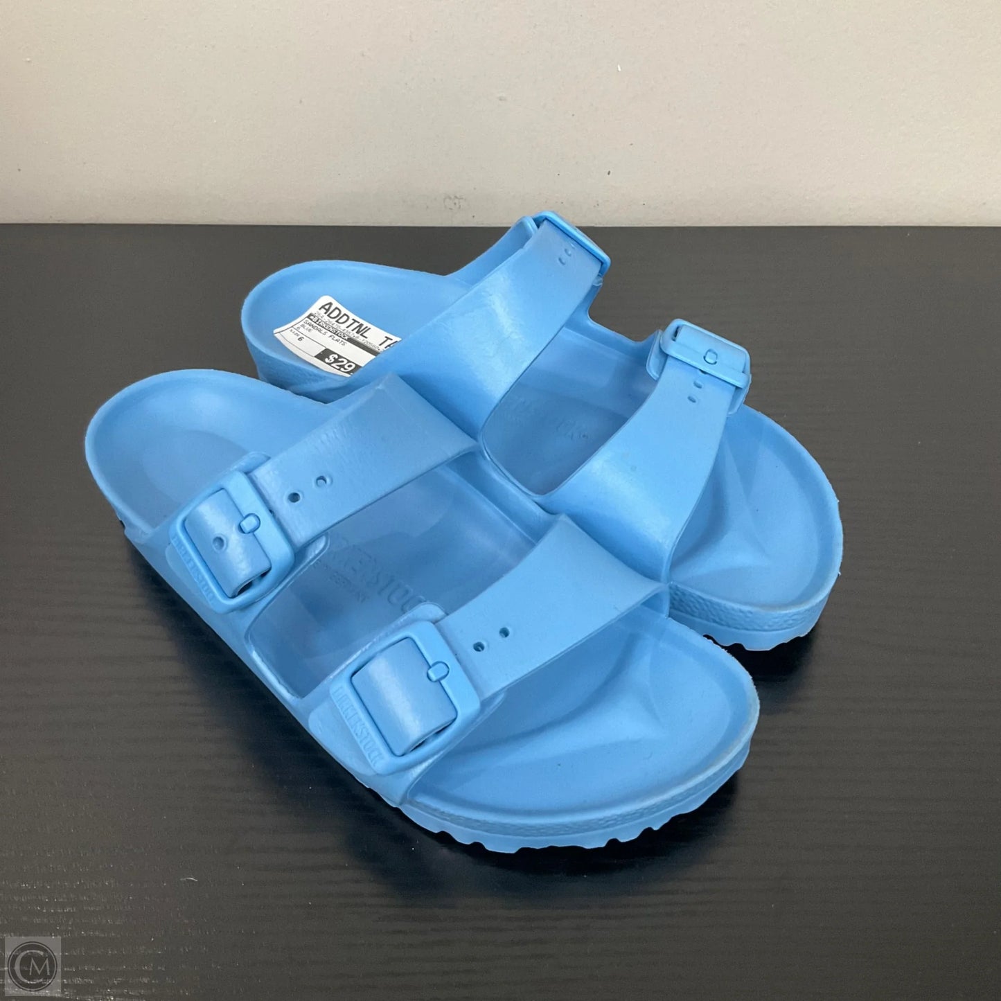 Sandals Flats By Birkenstock In Blue, Size: 6