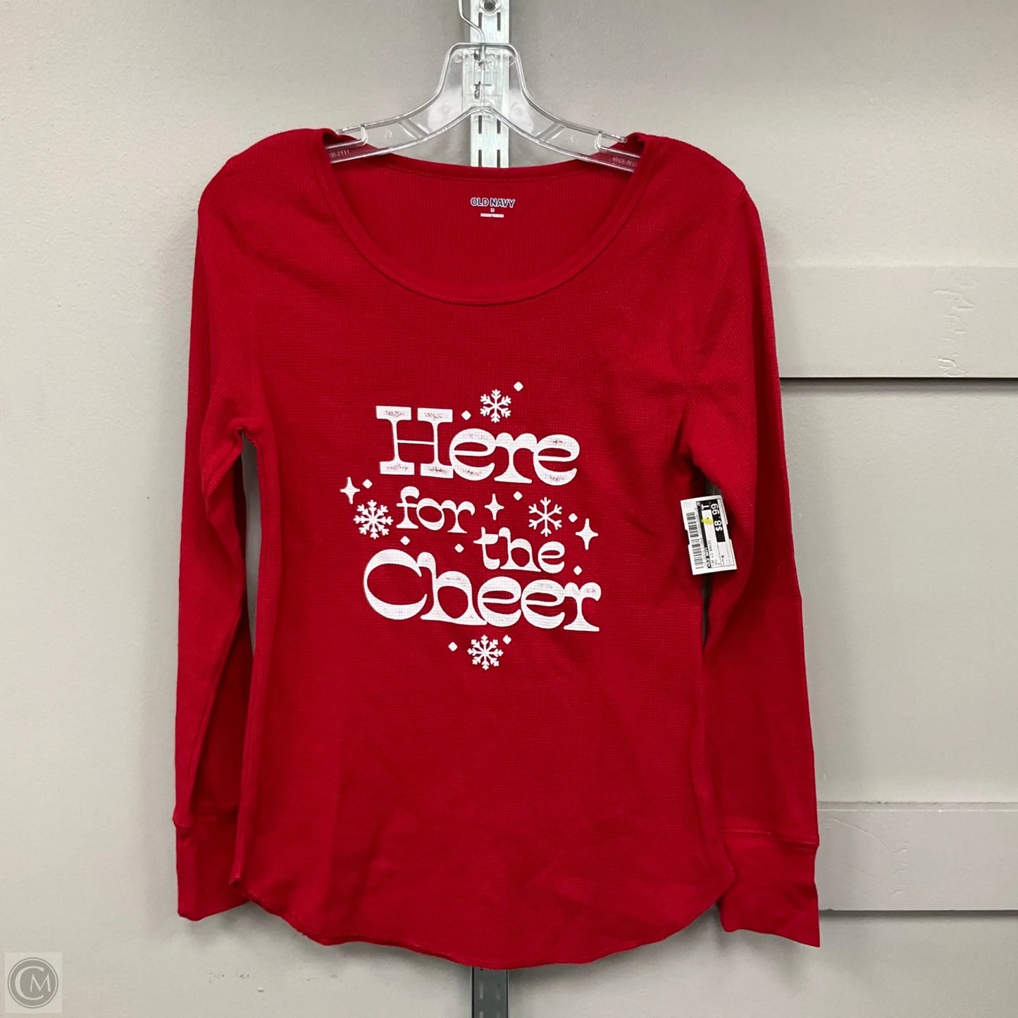 Top Long Sleeve Basic By Old Navy In Red, Size: M