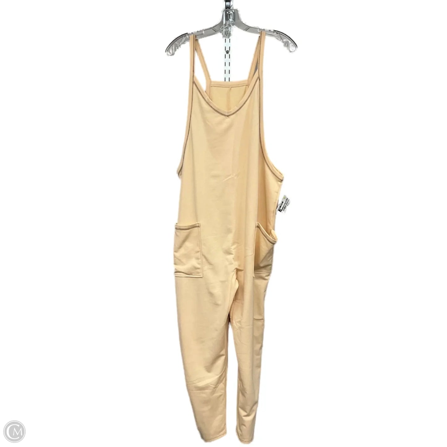 Jumpsuit By Clothes Mentor In Yellow, Size: L