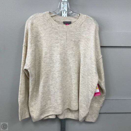 Top Long Sleeve By Vince Camuto In Tan, Size: M