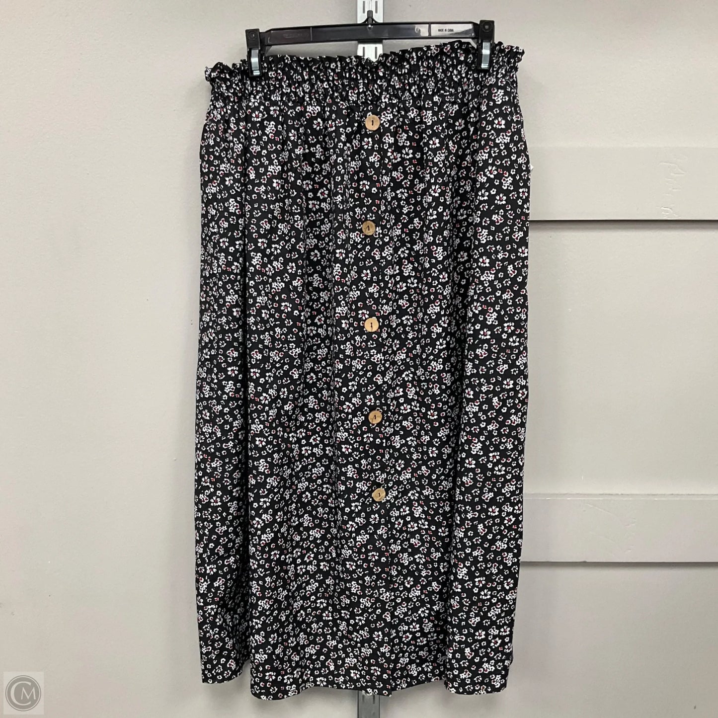 Skirt Midi By Shein In Black, Size: S