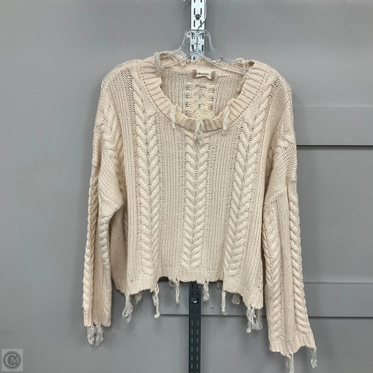 Sweater By Altard State In Cream, Size: M