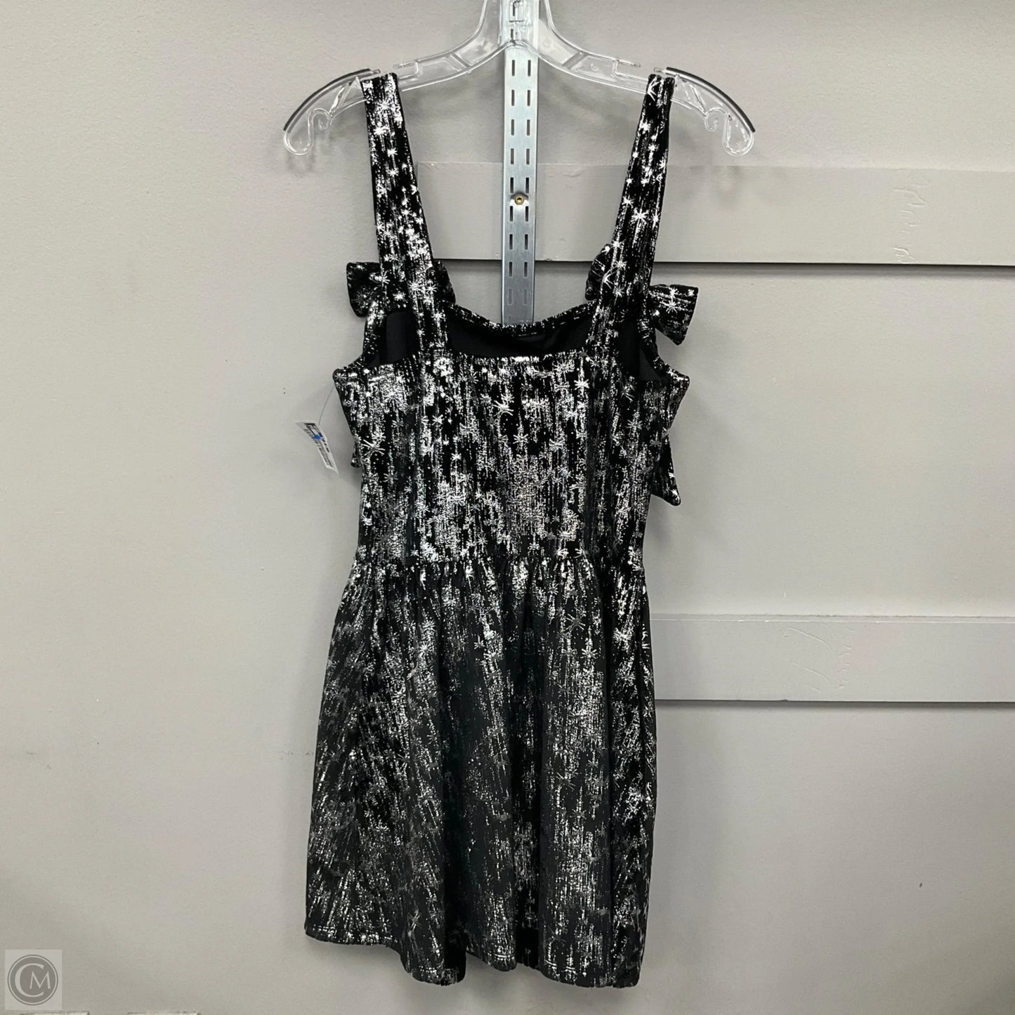 Dress Party Short By Cosmic Aura In Black & Silver, Size: L