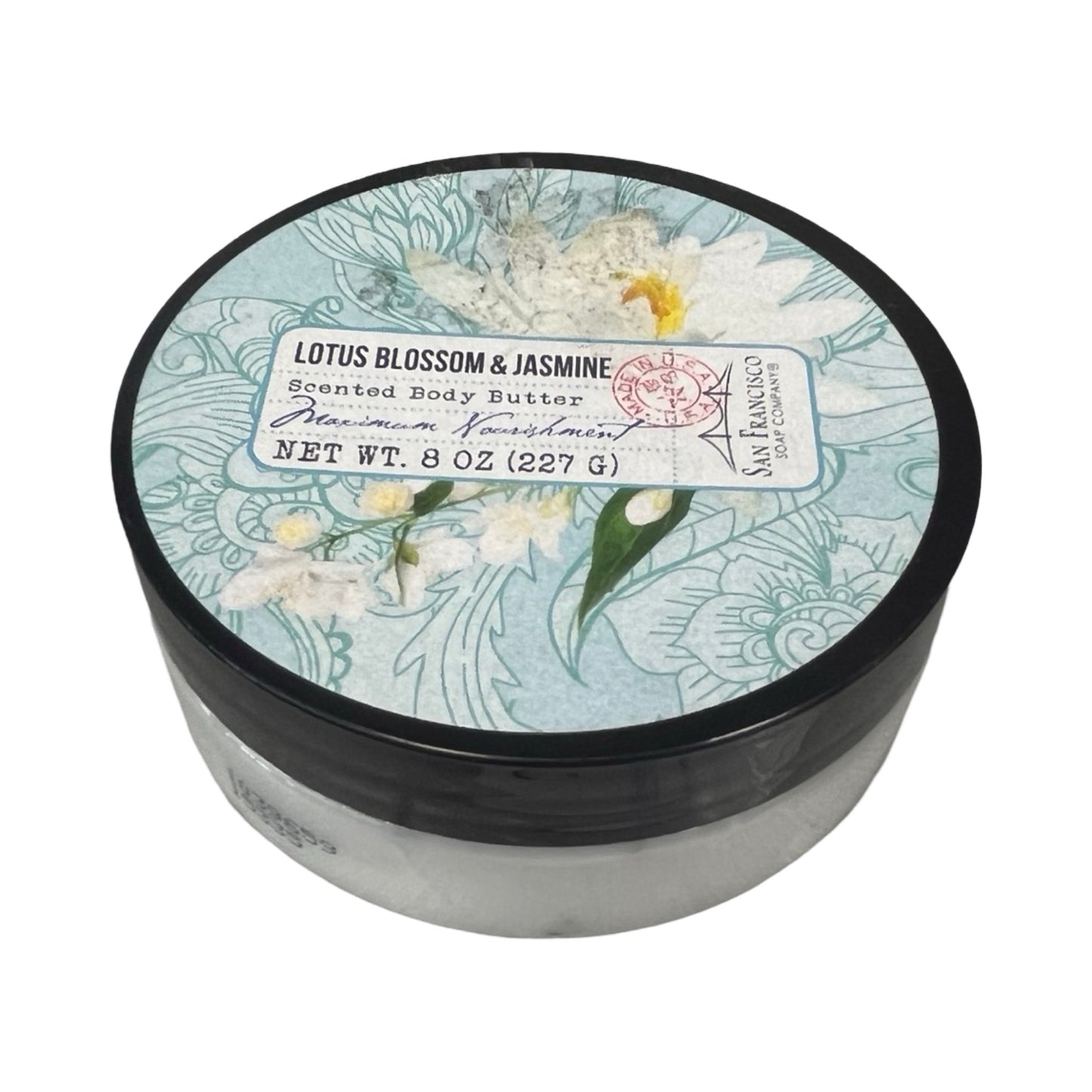 Lotus Blossom & Jasmine Body Butter By San Francisco Soap Company